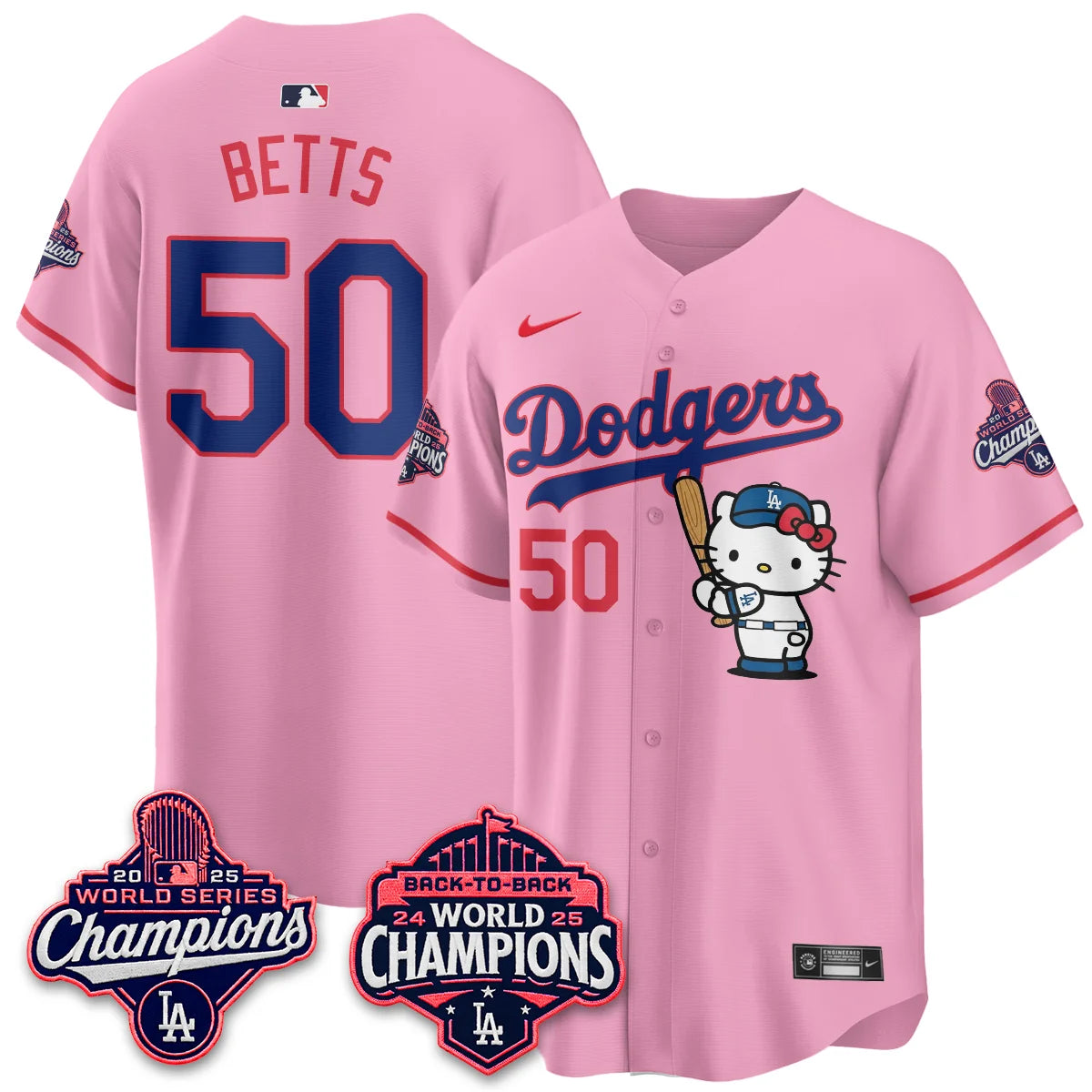 LAD x Meow KT Night 2026 Pink Edition Jersey - Stitched
