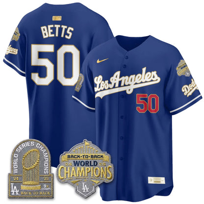 LAD Gold Collection Vapor Limited Jersey - 9x & B2B Champs - Stitched