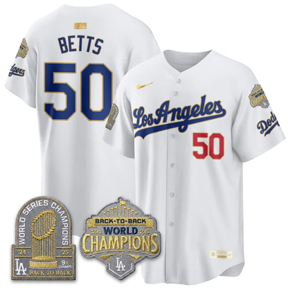 LAD Gold Collection Vapor Limited Jersey - 9x & B2B Champs - Stitched