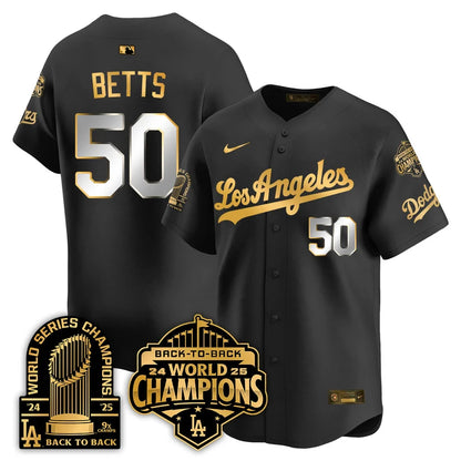 LAD Gold Collection Vapor Limited Jersey - 9x & B2B Champs - Stitched