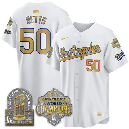 LAD Gold Collection Vapor Limited Jersey - 9x & B2B Champs - Stitched