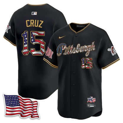Pittsburgh Pirates 2026 Independence Day USA Vapor Limited Jersey - Stitched