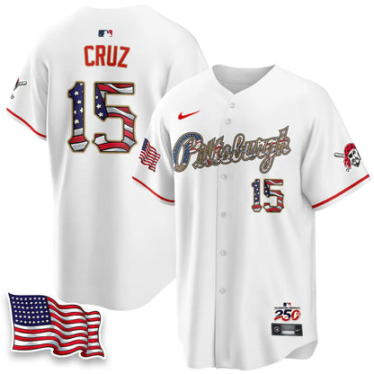 Pittsburgh Pirates 2026 Independence Day USA Vapor Limited Jersey - Stitched