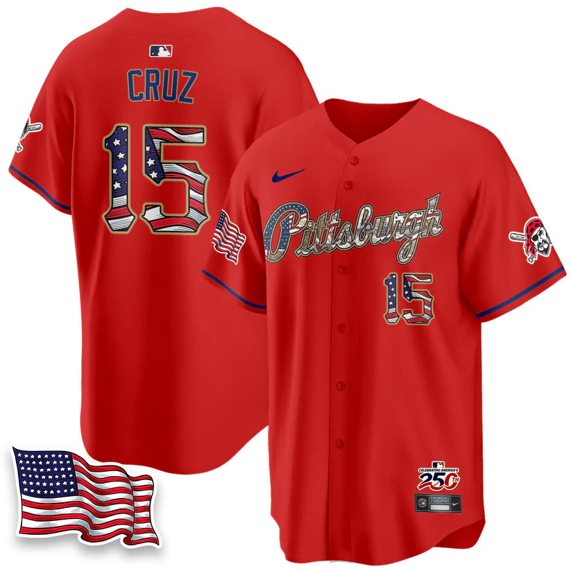 Pittsburgh Pirates 2026 Independence Day USA Vapor Limited Jersey - Stitched