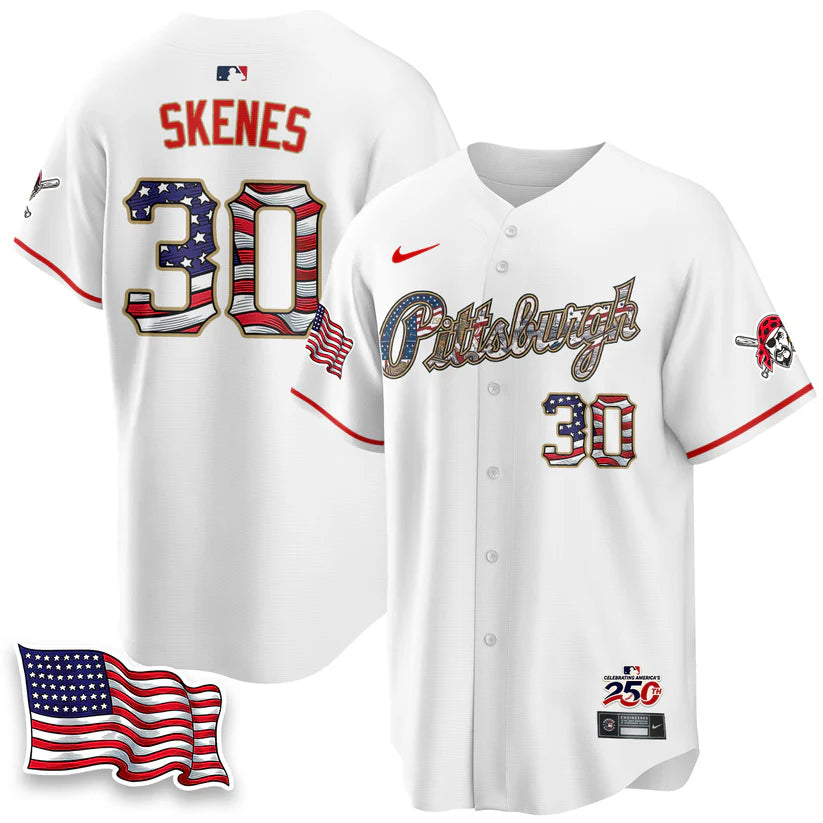 Pittsburgh Pirates 2026 Independence Day USA Vapor Limited Jersey - Stitched