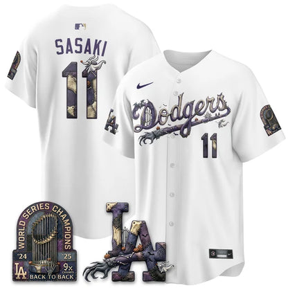 LAD Nightmare Edition Vapor Jersey - Stitched