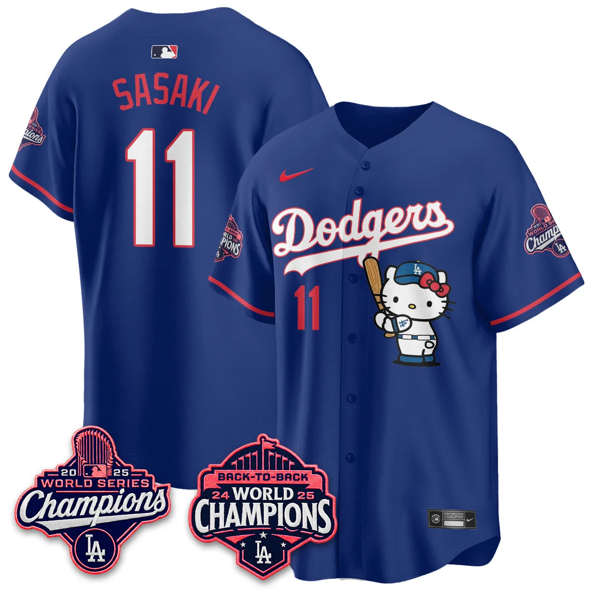 LAD x Meow KT Night 2026 Pink Edition Jersey - Stitched