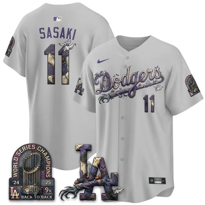 LAD Nightmare Edition Vapor Jersey - Stitched