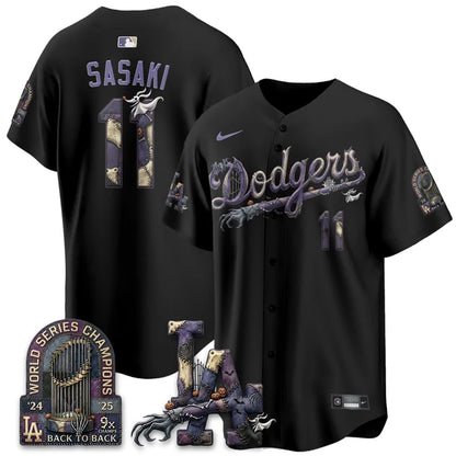LAD Nightmare Edition Vapor Jersey - Stitched