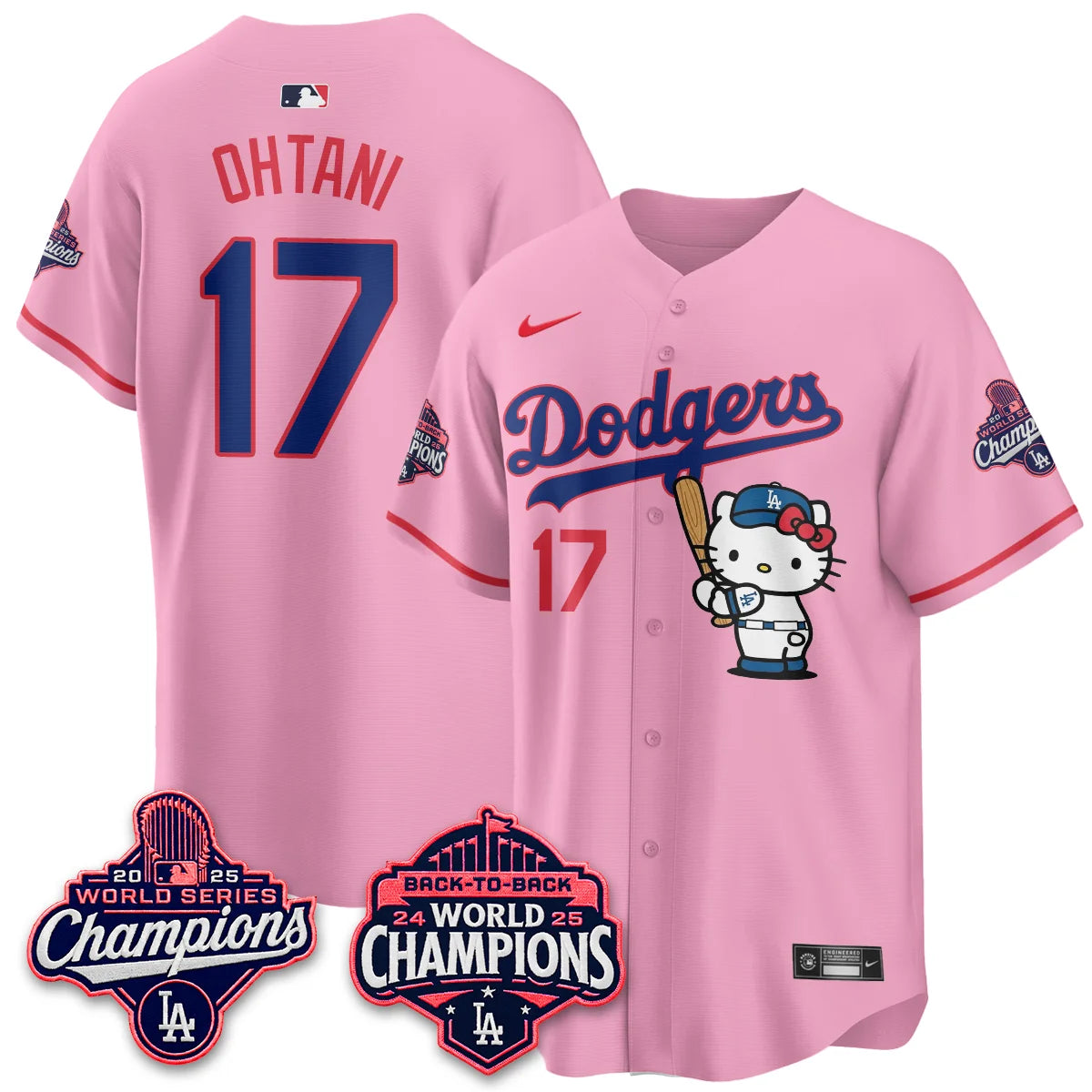LAD x Meow KT Night 2026 Pink Edition Jersey - Stitched