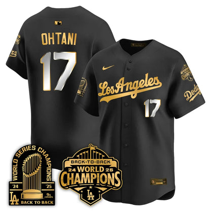 LAD Gold Collection Vapor Limited Jersey - 9x & B2B Champs - Stitched