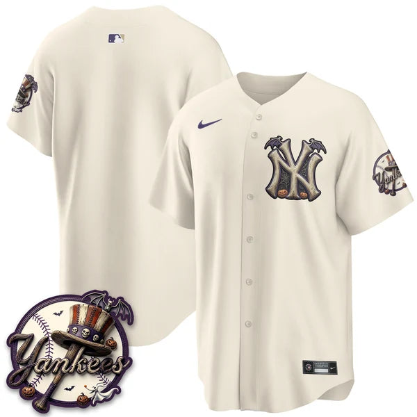 NYY Nightmare Edition Vapor Jersey - Stitched