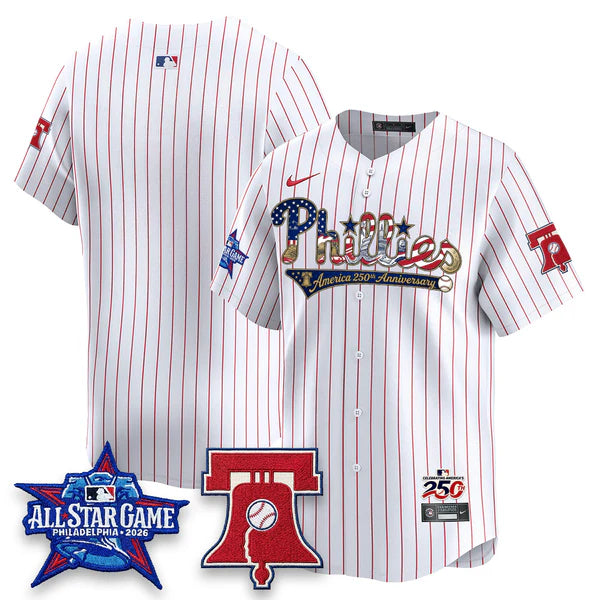 2026 USA 250 Independence Day Pinstripe Jersey - Stitched