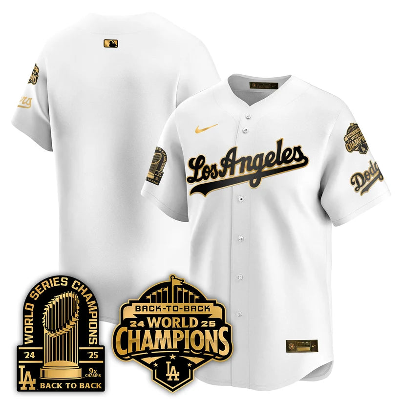LAD Gold Collection Vapor Limited Jersey - 9x & B2B Champs - Stitched