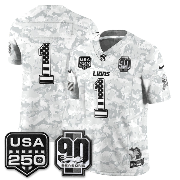 DET 2026 Salute to Service Vapor Jersey - Stitched