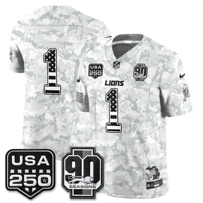 DET 2026 Salute to Service Vapor Jersey - Stitched