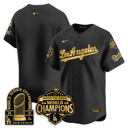 LAD Gold Collection Vapor Limited Jersey - 9x & B2B Champs - Stitched