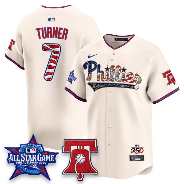 2026 USA 250 Independence Day Pinstripe Jersey - Stitched