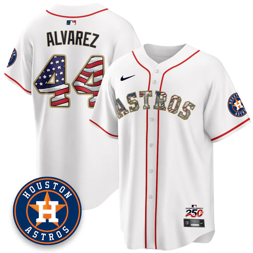 Houston Astros 2026 Independence Day USA Vapor Limited Jersey - Stitched