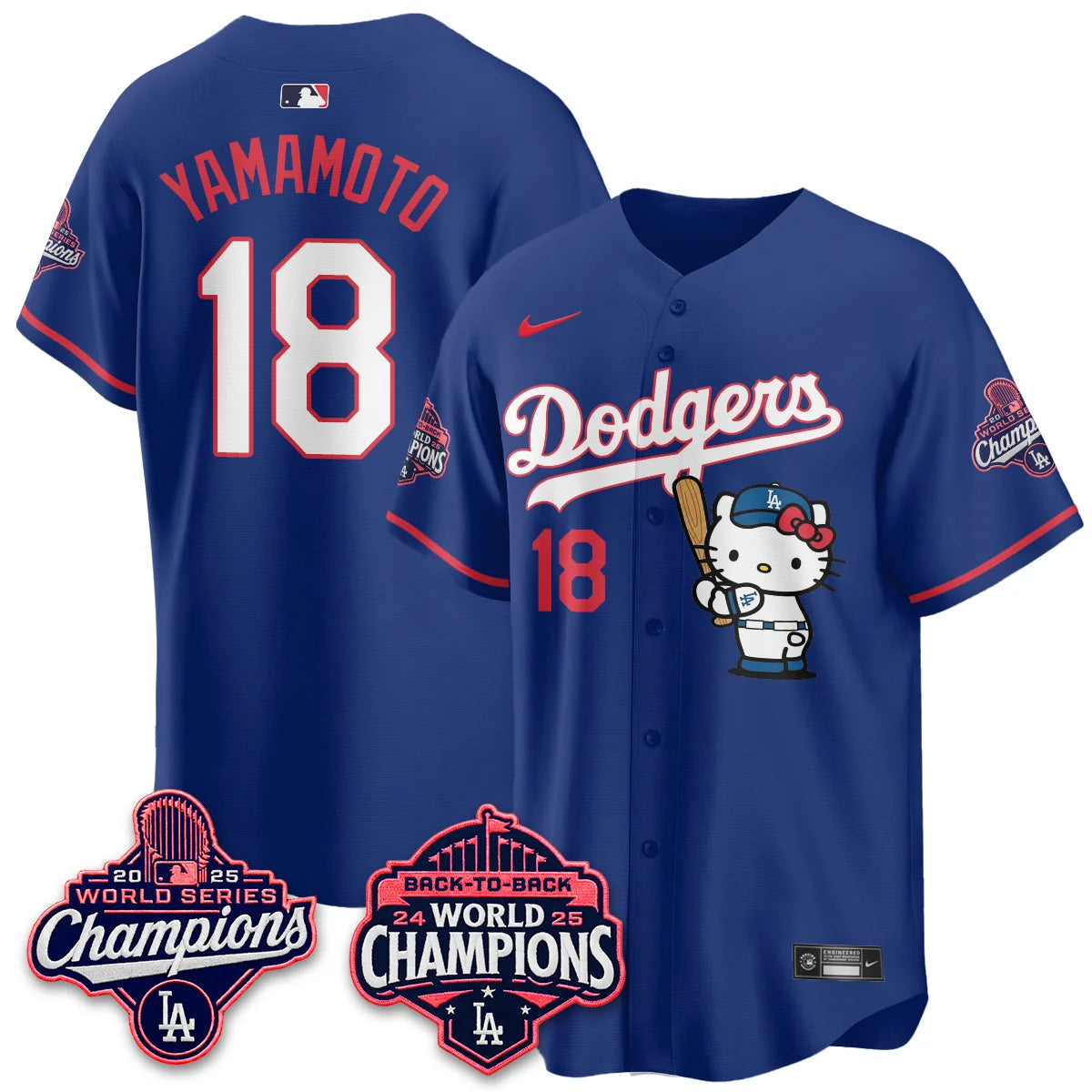LAD x Meow KT Night 2026 Pink Edition Jersey - Stitched