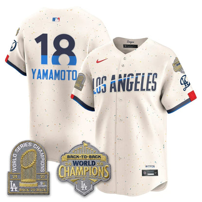 LAD Gold Collection Vapor Limited Jersey - 9x & B2B Champs - Stitched