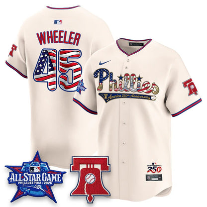 2026 USA 250 Independence Day Pinstripe Jersey - Stitched